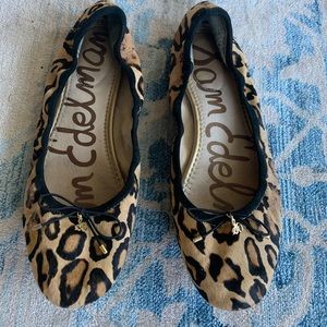Sam Edelman leopard print ballerina flats